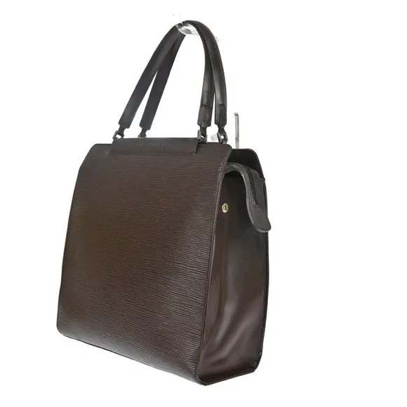 LOUIS VUITTON LV Logo Figari MM Hand Bag Epi Leather Mocha France M5200D 30DA062